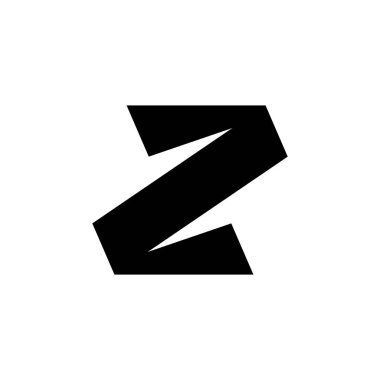 Z harfi logosunu görmeniz gerekir. Simgesi tasarım. Şablon öğeleri - vektör işareti