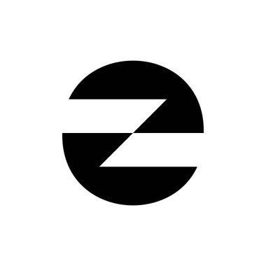 Z harfi logosunu görmeniz gerekir. Simgesi tasarım. Şablon öğeleri - vektör işareti