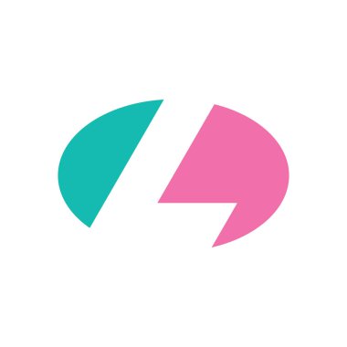 L harfi logosunu görmeniz gerekir. Simgesi tasarım. Şablon öğeleri - vektör işareti