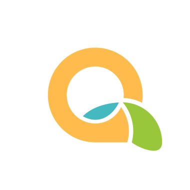 Harf Q logosunu görmeniz gerekir. Simgesi tasarım. Şablon öğeleri - vektör işareti