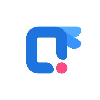 Harf Q logosunu görmeniz gerekir. Simgesi tasarım. Şablon öğeleri - vektör işareti