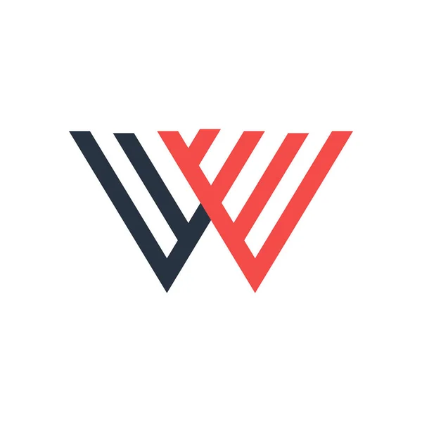 Písmeno Logo Ikona Designu Prvky Šablony Vektor Znamení — Stockový vektor