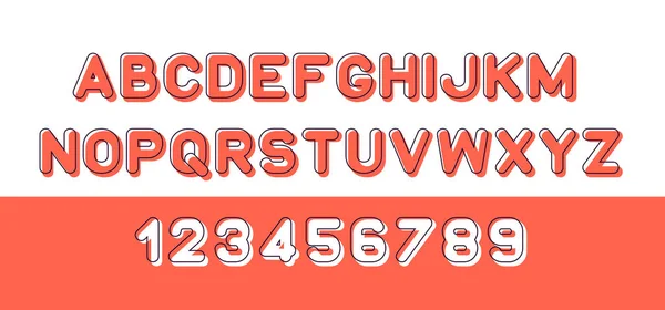 Rood Voor Lettertype Het Alfabet Geïsoleerd Witte Achtergrond — Stockvector
