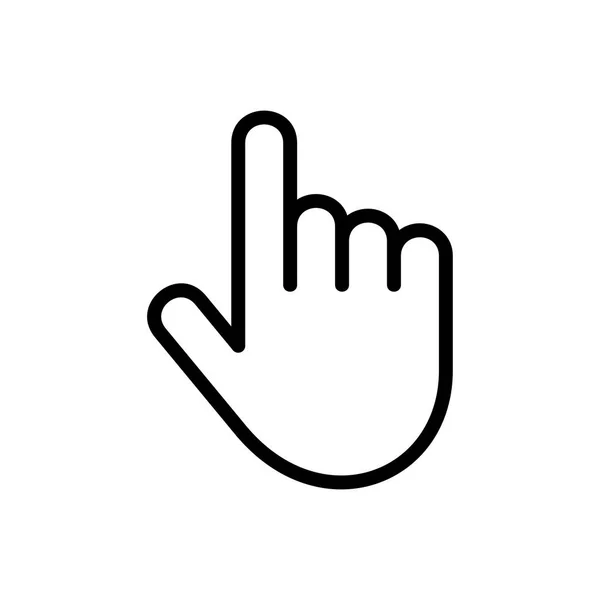 Hand cursor click png icon. Stock Illustration