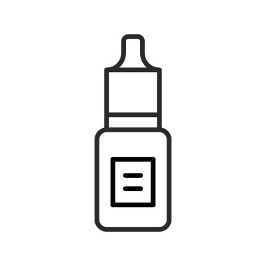 İlaç simgesi. Beyaz arka plan üzerinde izole