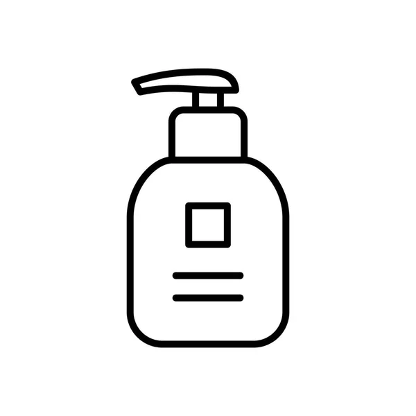 Baby Bath Gel Icono Aislado Sobre Fondo Blanco — Archivo Imágenes Vectoriales