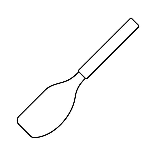 Піктограма Кухонного Весла Ізольовані Білому Фоні — стоковий вектор
