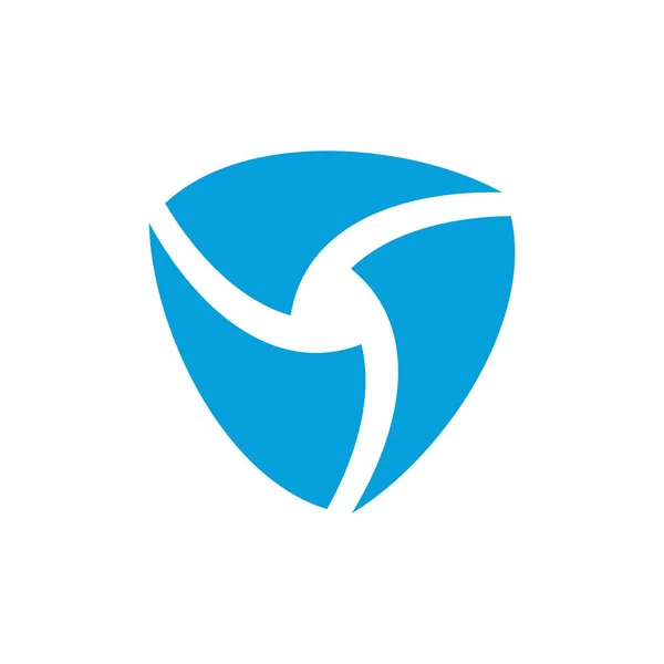 Kolorowe Streszczenie Logo Szablonu Projektu Izolowane Białym Tle — Wektor stockowy