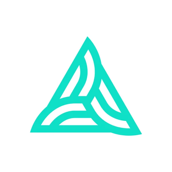 Kleurrijke Abstract Logo Ontwerpsjabloon Geïsoleerd Witte Achtergrond — Stockvector