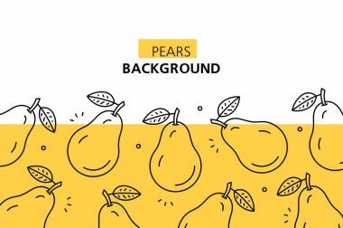 Pears arka plan. Beyaz arka planda izole