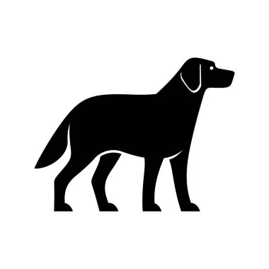 Köpek logosu. Simge tasarımı. Şablon öğeleri