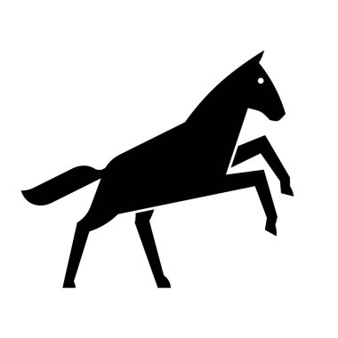 At logosu. Simge tasarımı. Şablon öğeleri