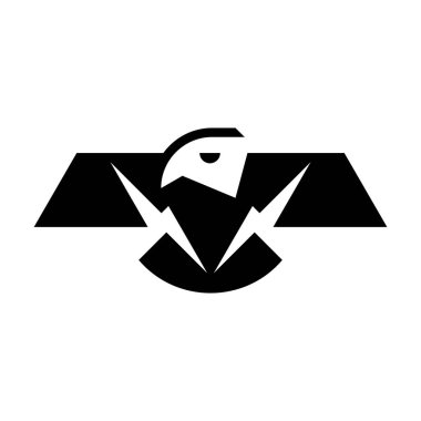 Kartal Logosu. Simge tasarımı. Şablon öğeleri