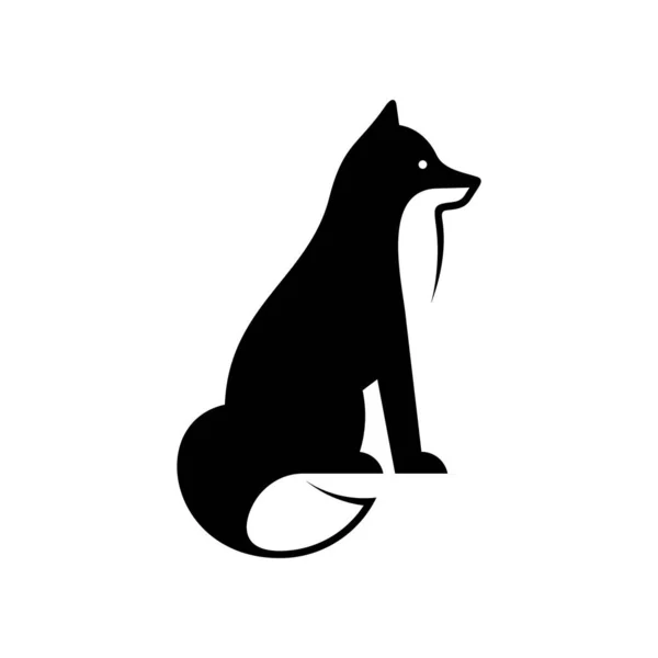 Fox Logo Pictogram Ontwerp Sjabloon Elementen — Stockvector