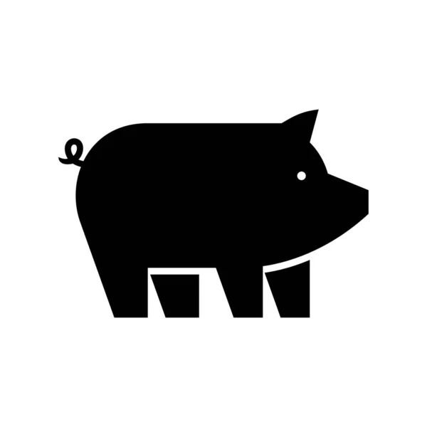 Логотип Свині Дизайн Піктограм Елементи Шаблонів — стоковий вектор
