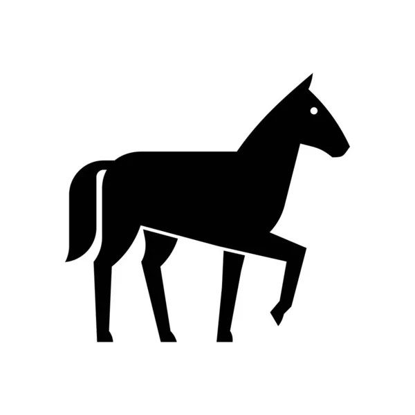 Logo Del Caballo Diseño Iconos Elementos Plantilla — Vector de stock
