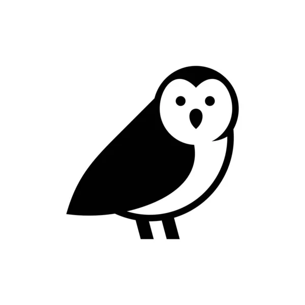 Logo Owl Projektowanie Ikon Elementy Szablonowe — Wektor stockowy