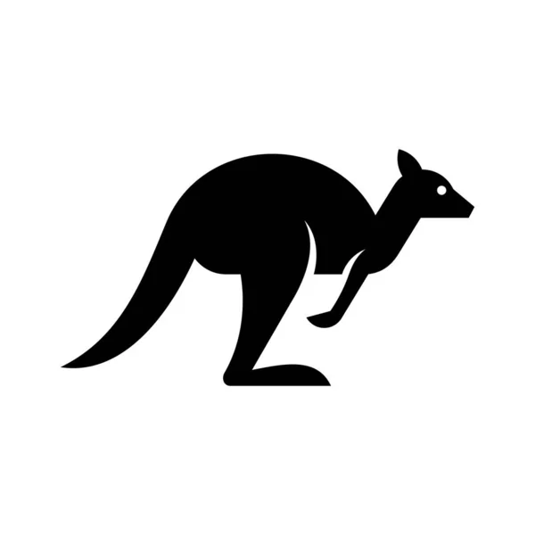 Λογότυπο Του Καγκουρό Σχεδιασμός Εικονιδίων Στοιχεία Προτύπου — Διανυσματικό Αρχείο