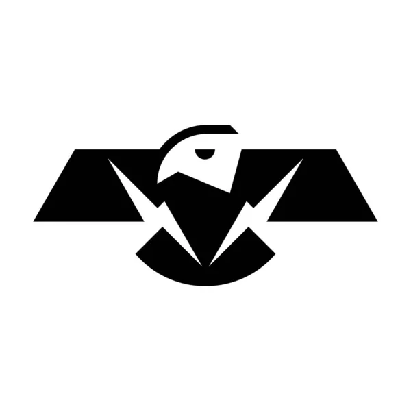 Logo Águila Diseño Iconos Elementos Plantilla — Vector de stock