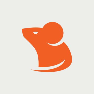 Fare Logosu. Simge tasarımı. Şablon öğeleri