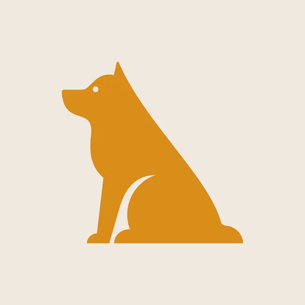 Логотип Собаки Дизайн Икон Шаблоны — стоковый вектор