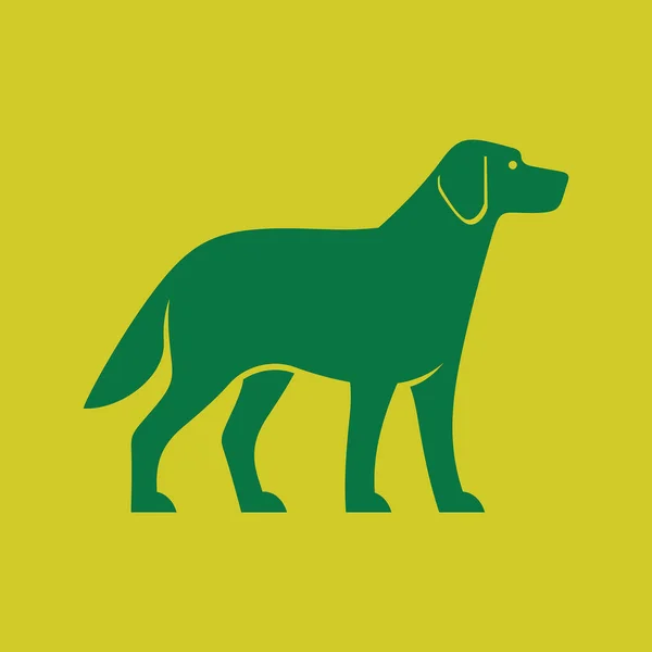 Köpek Logosu Simge Tasarımı Şablon Öğeleri — Stok Vektör