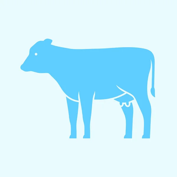 Logotipo Vaca Diseño Iconos Elementos Plantilla — Vector de stock