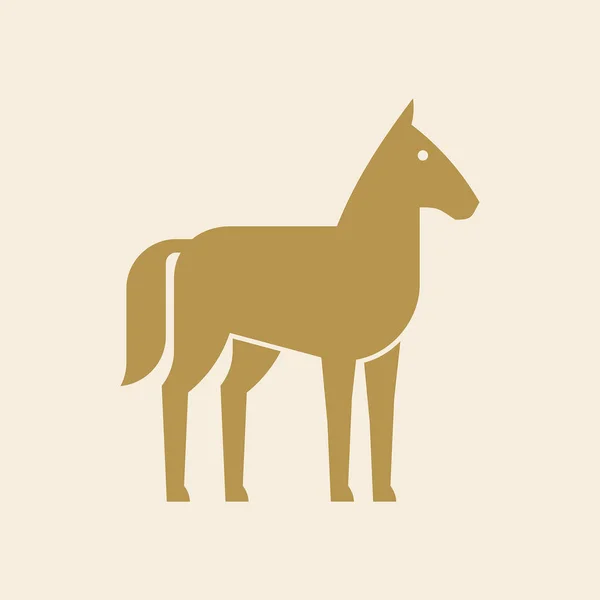 Λογότυπο Του Αλόγου Σχεδιασμός Εικονιδίων Στοιχεία Προτύπου — Διανυσματικό Αρχείο