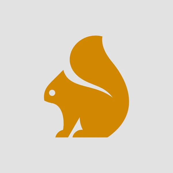 Λογότυπο Σκίουρου Σχεδιασμός Εικονιδίων Στοιχεία Προτύπου — Διανυσματικό Αρχείο