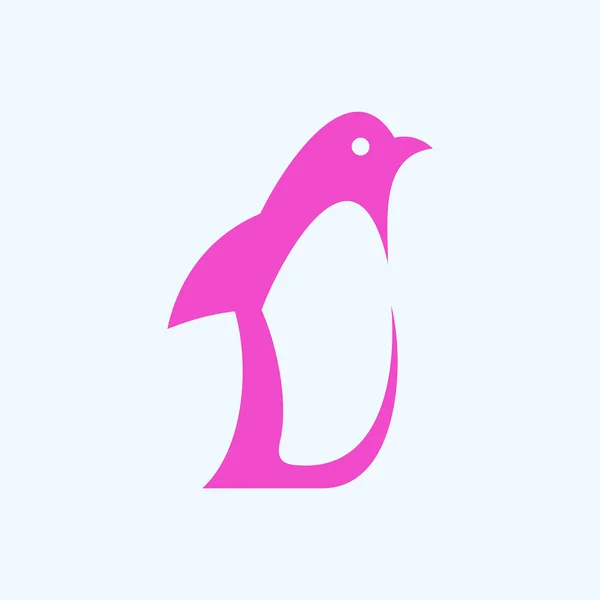 Pinguin Logo Symboldesign Vorlagenelemente — Stockvektor