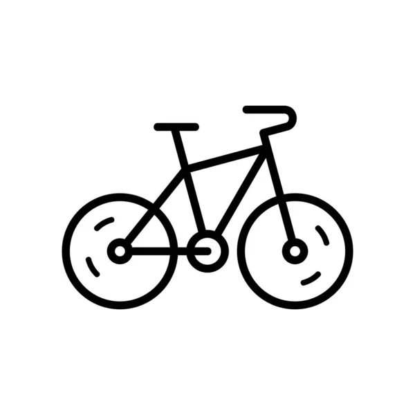 Bicikli Logó Ikontervezés Sablonelemek — Stock Vector