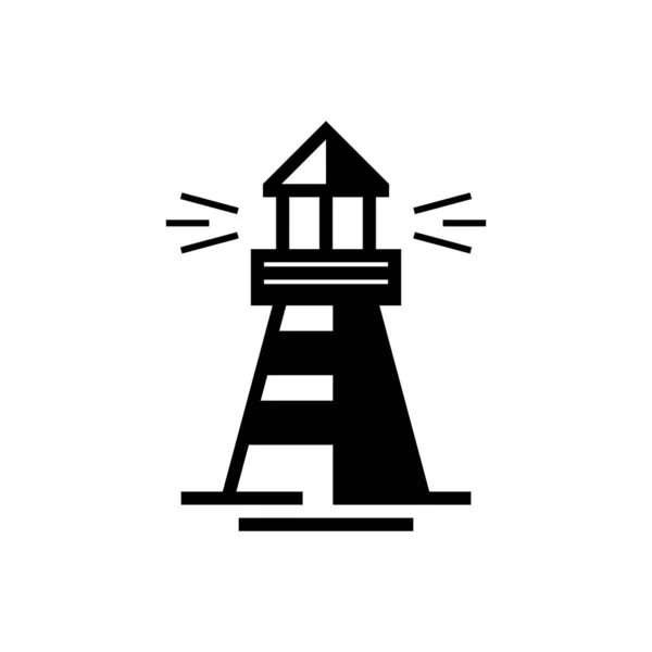 Logo Del Faro Diseño Iconos Elementos Plantilla — Vector de stock
