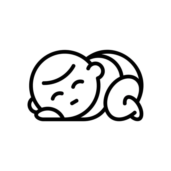 Logo Bébé Icône Design Éléments Modèle — Image vectorielle