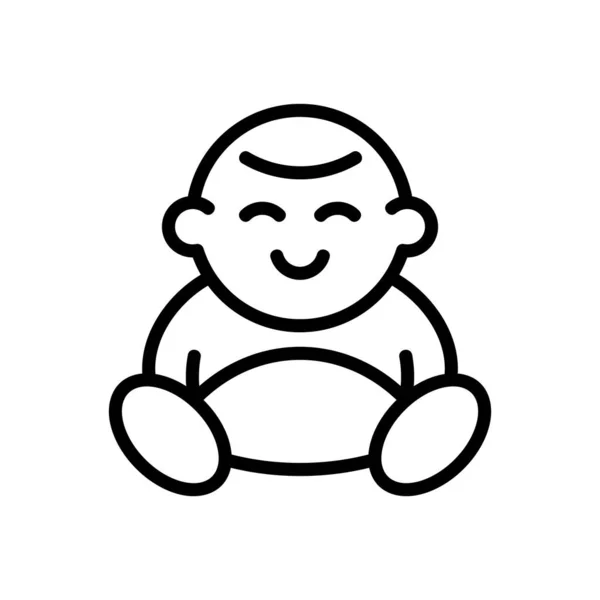 Логотип Ребенка Дизайн Икон Шаблоны — стоковый вектор