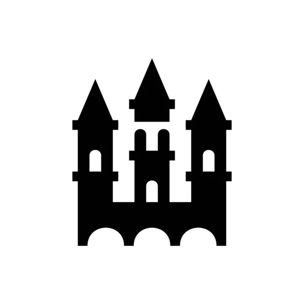 Logo Del Castillo Diseño Iconos Elementos Plantilla — Vector de stock