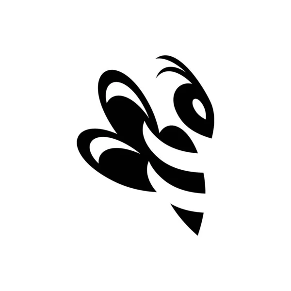 Logo Abeille Icône Design Éléments Modèle — Image vectorielle