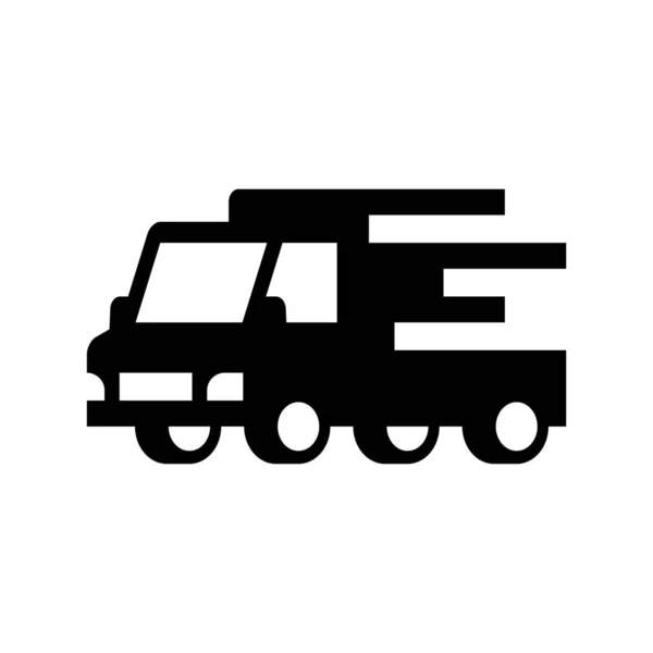 Logo Camion Livraison Icône Design Éléments Modèle — Image vectorielle