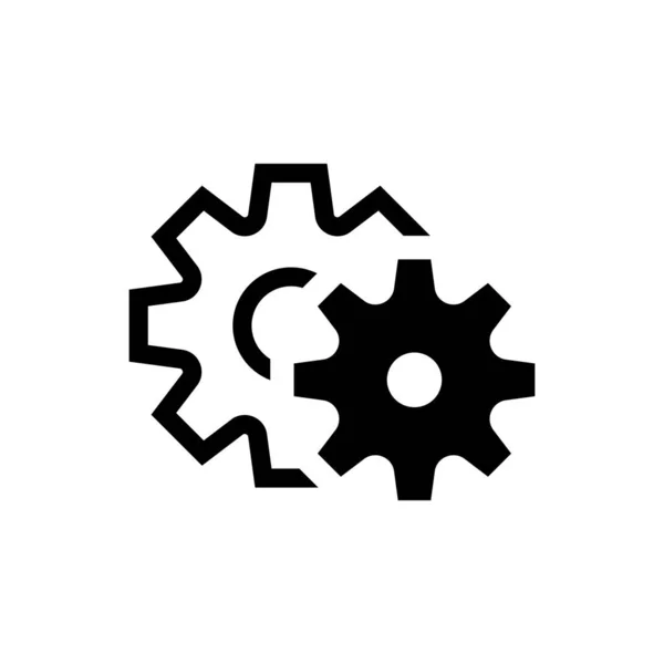 Logo Del Engranaje Diseño Iconos Elementos Plantilla — Vector de stock