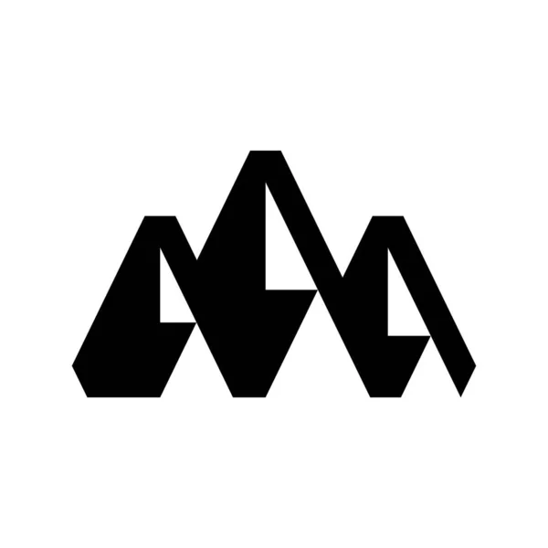 Логотип Горы Дизайн Икон Шаблоны — стоковый вектор