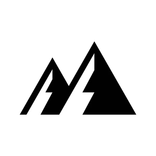 Logo Montagna Icona Design Elementi Del Modello — Vettoriale Stock