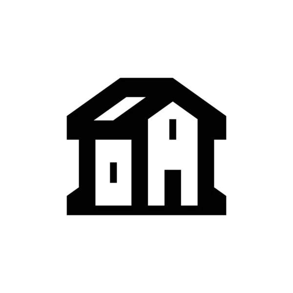 Logo Domu Design Ikon Prvky Šablony — Stockový vektor