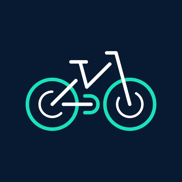 Logo Roweru Projekt Ikony Elementy Szablonu — Wektor stockowy