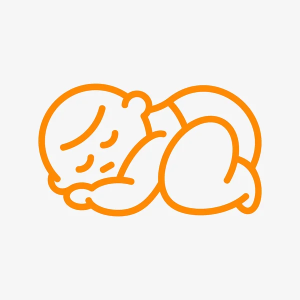 Logo Bébé Icône Design Éléments Modèle — Image vectorielle