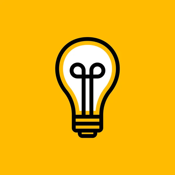 Light Bulb Logo Icon Design Template Elements — Stock Vector