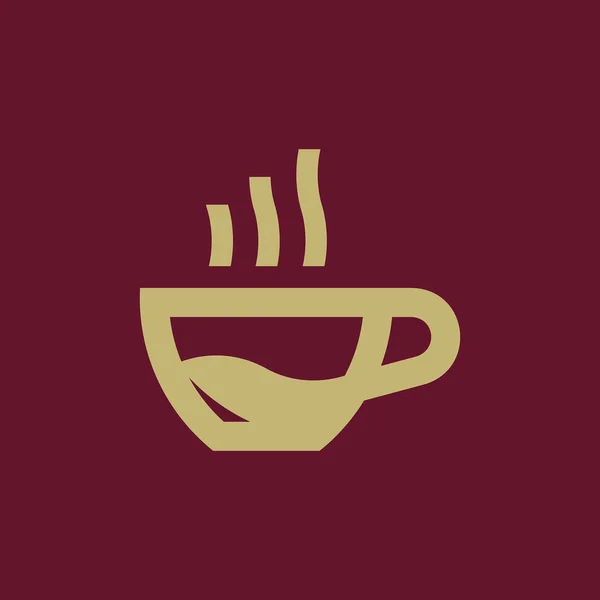 Logotipo Xícara Café Design Ícones Elementos Modelo —  Vetores de Stock