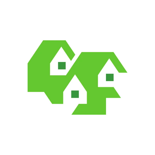 Logo Domu Design Ikon Prvky Šablony — Stockový vektor
