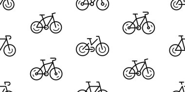 Bisikletle kusursuz bir düzen. Simge tasarımı. Şablon ögeleri
