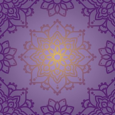 madala süsleme, Şark stil, ile Seamless modeli illüstrasyon vektör