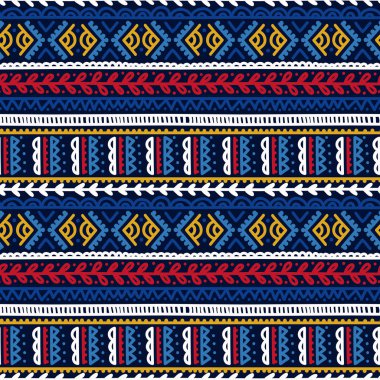 boho tarzı süsler, vektör illüstrasyon ile soyut dikişsiz doku