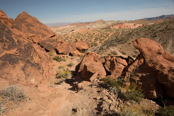 Dolina ognia Park stanu Nevada USA — Zdjęcie stockowe